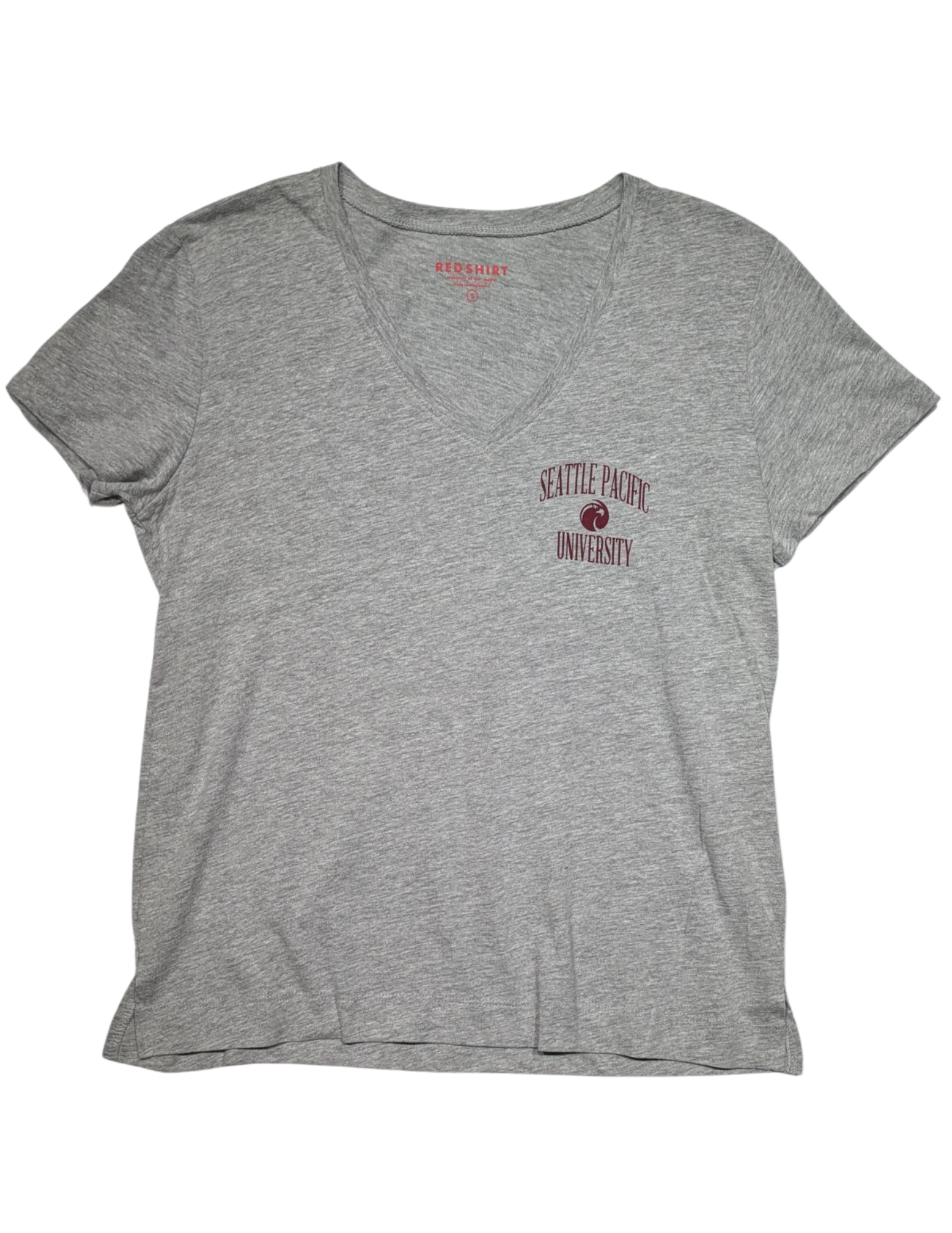T-shirt - V-neck with Small Logo