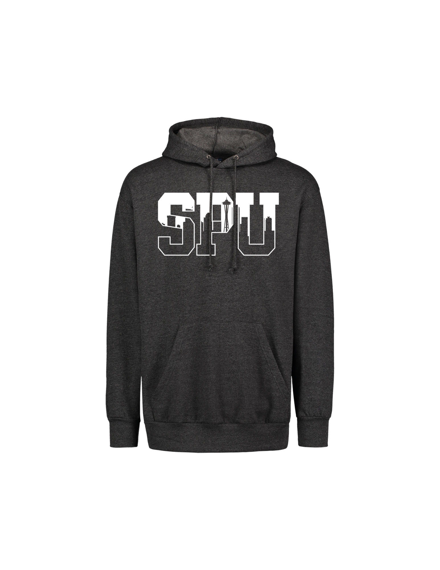 Hoodie - SPU Skyline Dark Grey