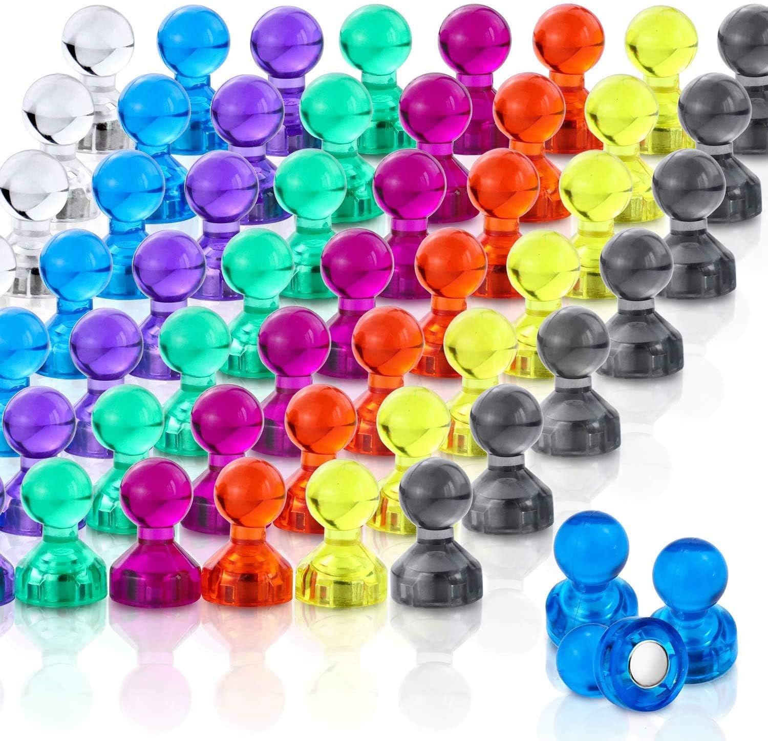Push Pin Magnets Various Colours