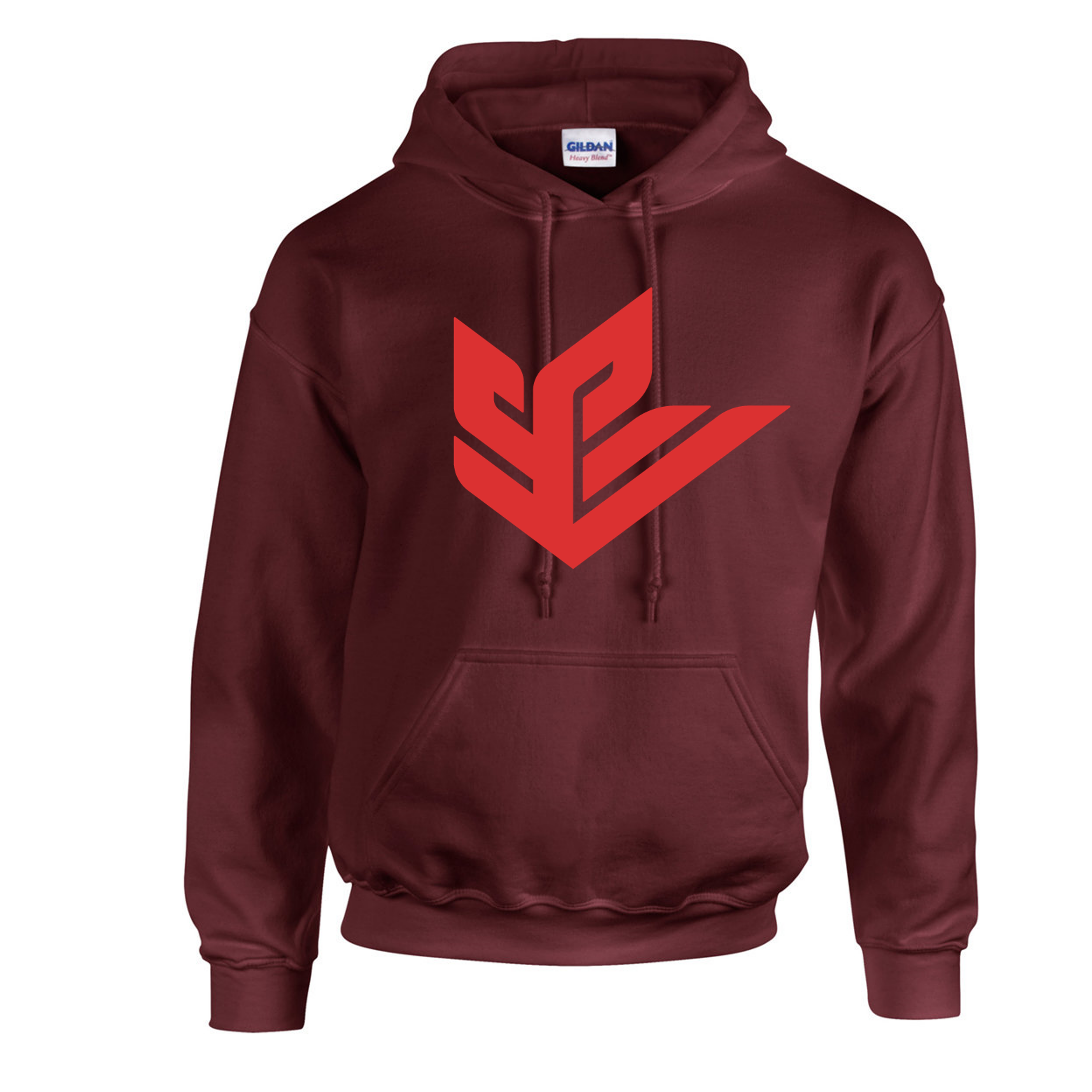 Hoodie - Flame Maroon