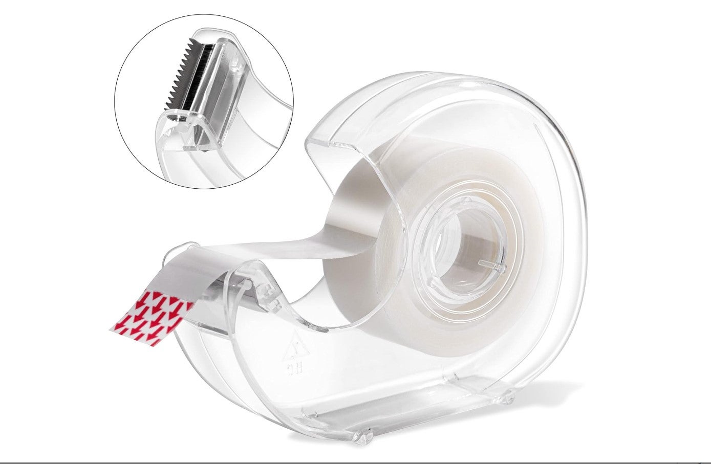 Tape with Dispenser, Clear, .75 x 650 Inches