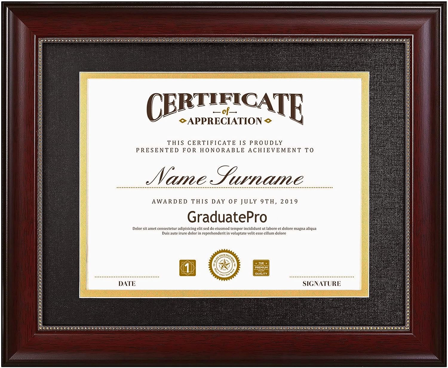 Diploma Frame - GraduatePro 8.5x11