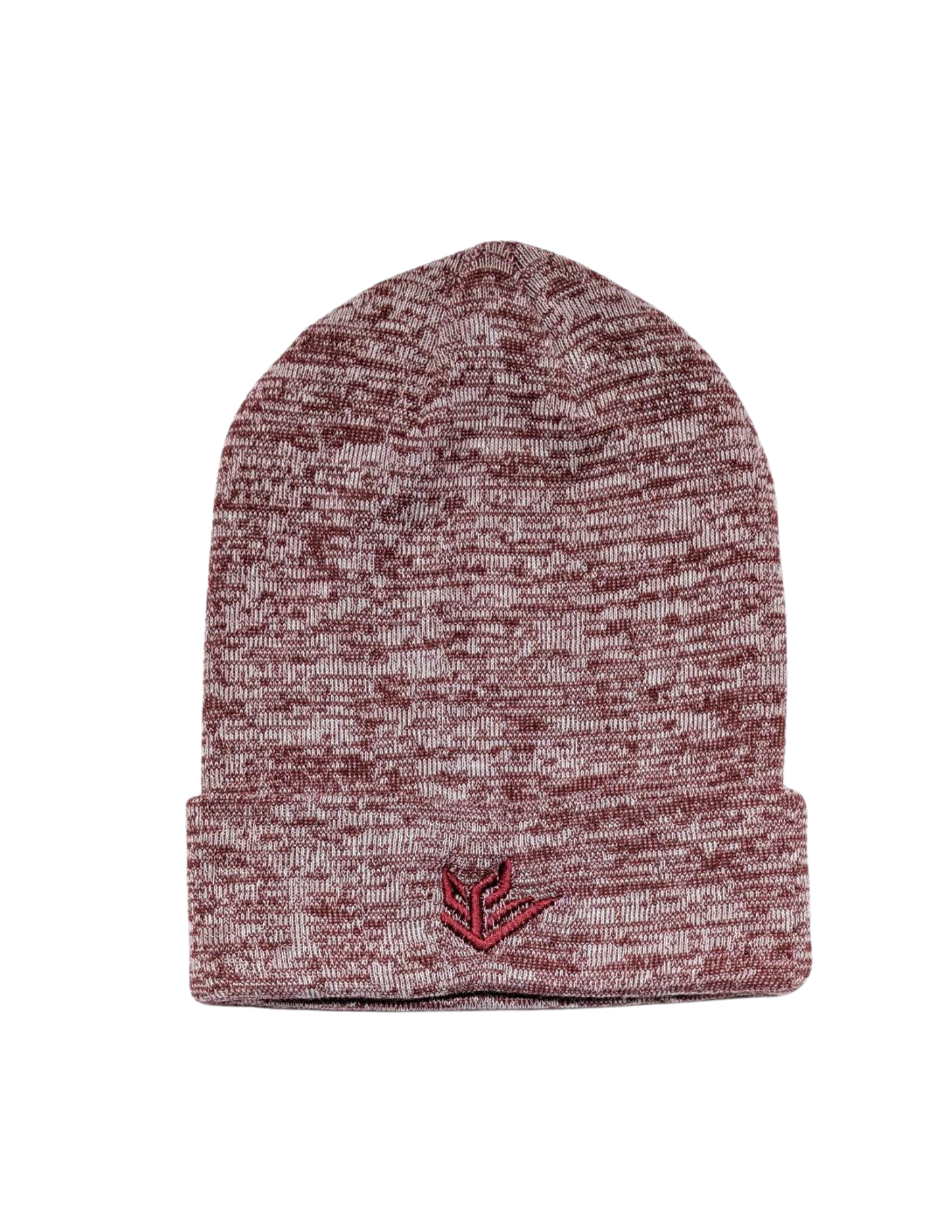 Beanie - Flame Heather Maroon