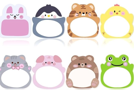 Animal sticky note single pack