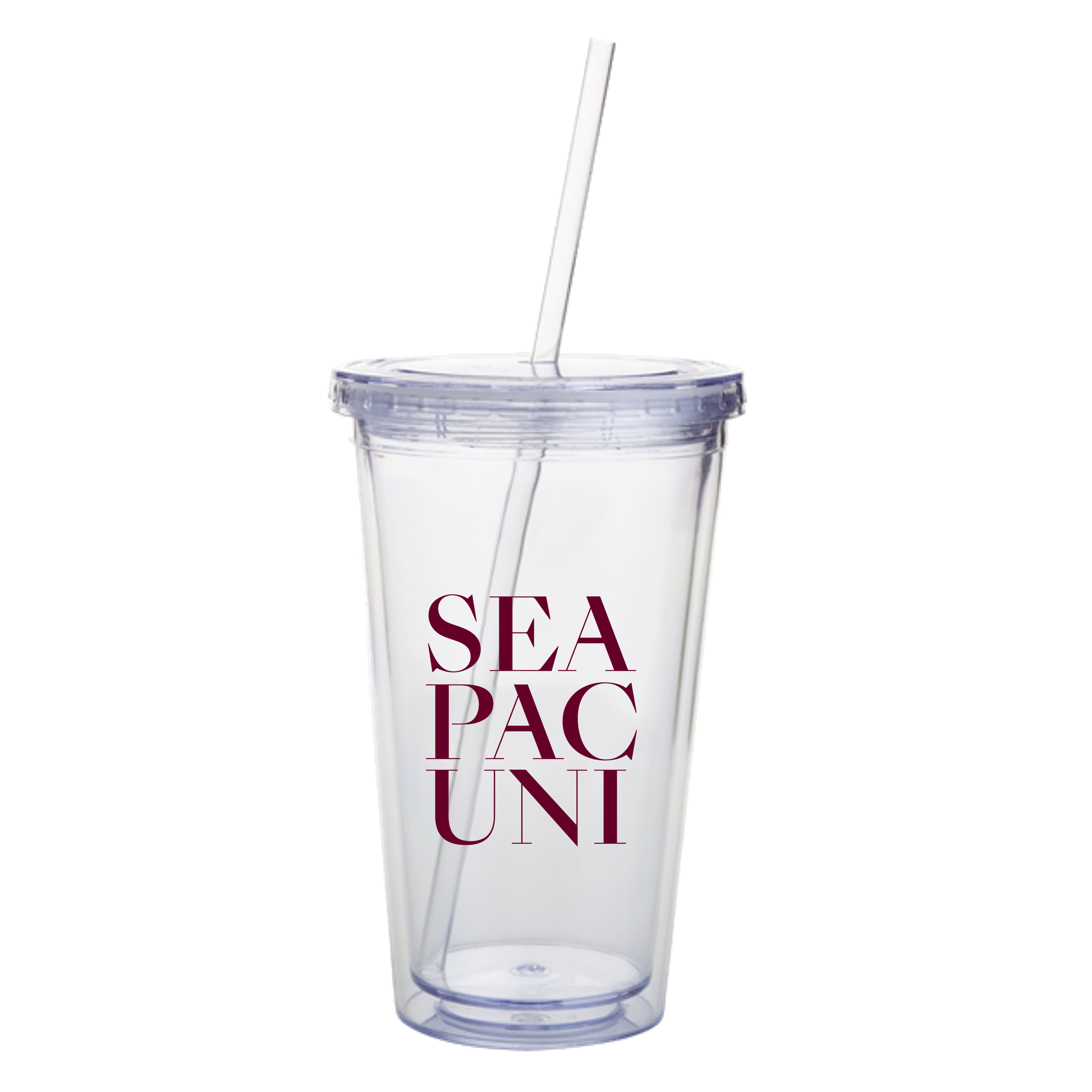 Acrylic Tumbler with Straw 18oz., photo 1 of 2