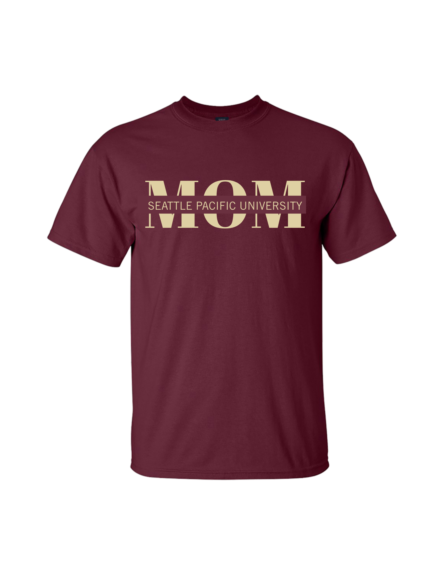 T-shirt - MOM maroon